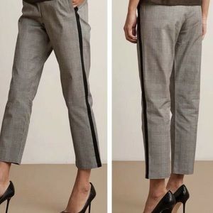 Velvet Graham & Spencer Striped Plaid Ankle Pants